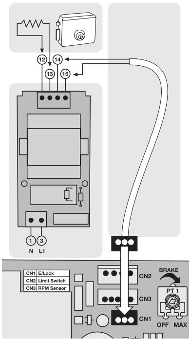CHAMBERLAIN CB22 - ELEKTROSCHLOSS (OPTIONAL) 203285 (12V) - 2