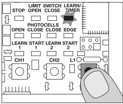 CHAMBERLAIN CB22 - Fertigstellung der Installation/Programmierung: - 6