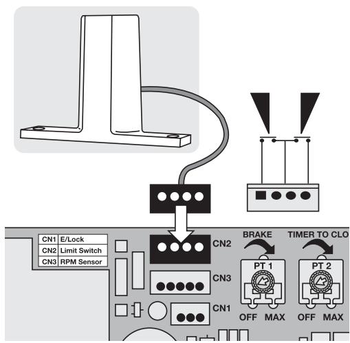 CHAMBERLAIN CB22 - INTERRUPTOR DE FIN DE CARRERA CONEXION - 1