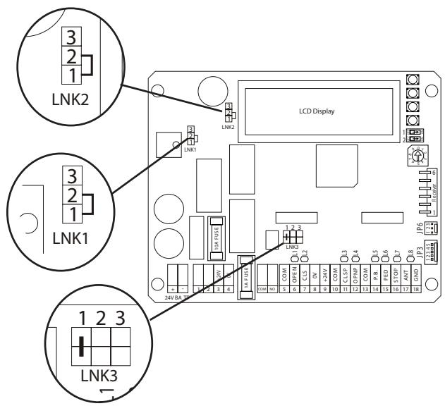CHAMBERLAIN CB224 - LNK3: Flashing lamp (COM-NO) - 1
