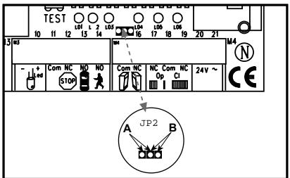 CHAMBERLAIN ECO300KS - DESCRIPTION OF JUMPER - 1