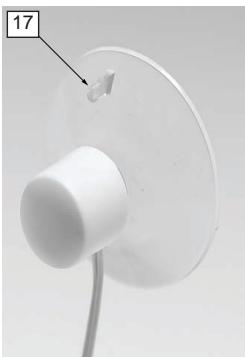 CHAMBERLAIN GWUP180 - Installation of light sensor GWLS1 (accessory): - 4