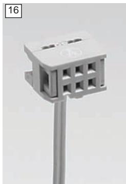 CHAMBERLAIN GWUP180 - Raccordement du capteur solaire GWLS1 (accessoire) : - 3
