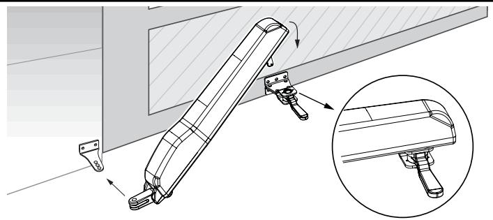 CHAMBERLAIN HC260ML - ONTGRENDELEN / HANDMATIGE BEDIENING VAN HET HEK - 2