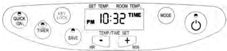 PVG APPLIANCE SRE 302 - G PROGRAMMATION DE L'HEURE DESIREE (TIMER) - 1
