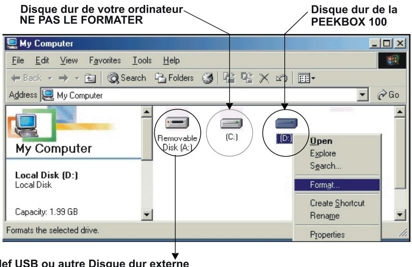 PEEKTON PEEKBOX 100 - Sous Windows 98se ou ME (Suite) - 2