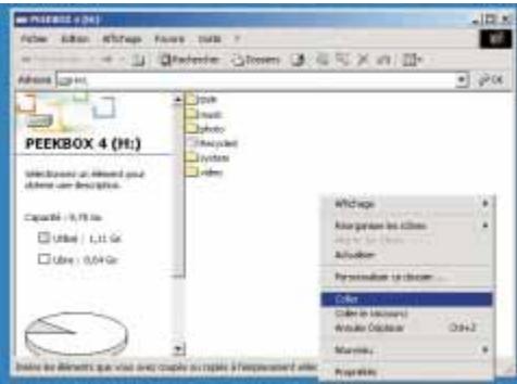 PEEKTON PEEKBOX 4 MKII - Transférer vos fichiers de votre PC à votre PEEKBOX 4 MKII - 3