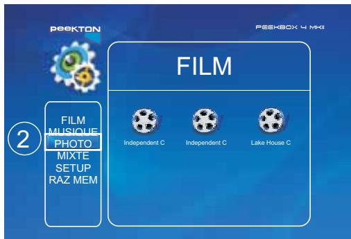 PEEKTON PEEKBOX 4 MKII - Lecture des fichiers image - 1