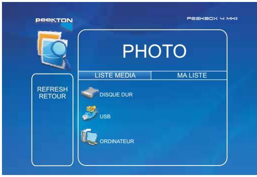 PEEKTON PEEKBOX 4 MKII - Utiliser MA LISTE pour la lecture des medias - 1