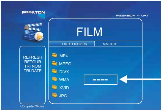 PEEKTON PEEKBOX 4 MKII - Pour acceder à un dossier protégé par un mot de passer - 2