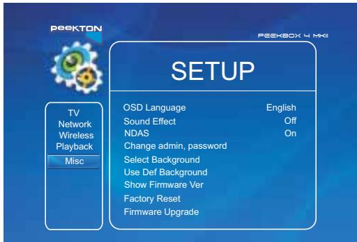 PEEKTON PEEKBOX 4 MKII - Activation du NDAS - 1