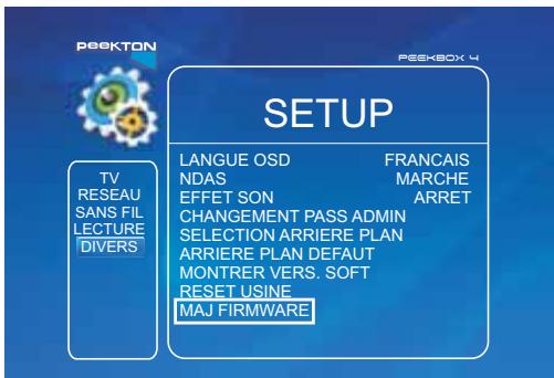 PEEKTON PEEKBOX 4 MKII - Mettre à jour le firmware - 1