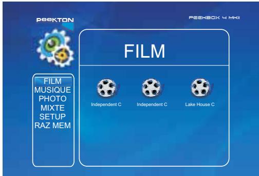 PEEKTON PEEKBOX 4 MKII - Lecture des fichiers video - 1