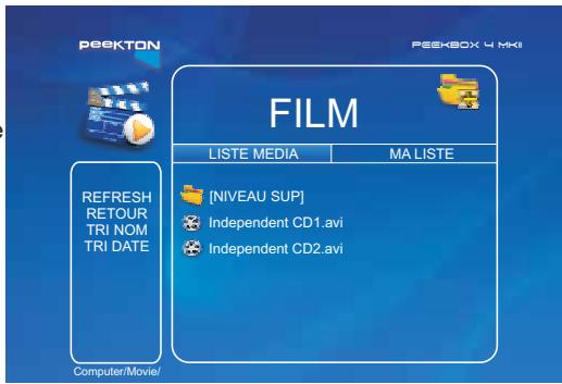PEEKTON PEEKBOX 4 MKII - Utiliser MA LISTE pour la lecture des medias - 3