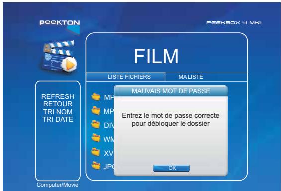PEEKTON PEEKBOX 4 MKII - Pour acceder à un dossier protégé par un mot de passer - 3