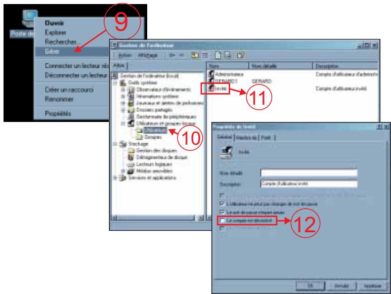 PEEKTON PEEKBOX 4 MKII - Paramétrage des dossiers partagés sur votre PC sous Windows XP (suite) - 2