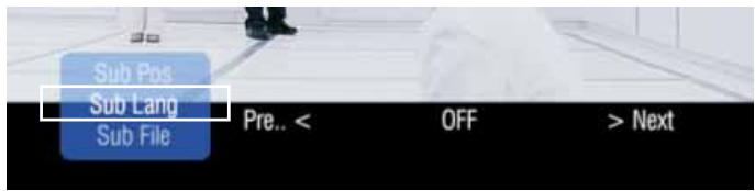 PEEKTON PEEKBOX 4 MKII - Changer la langue des sous-titres - 2