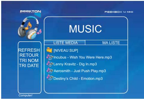 PEEKTON PEEKBOX 4 MKII - Utiliser la fonction "Music JUKEBOX" - 1