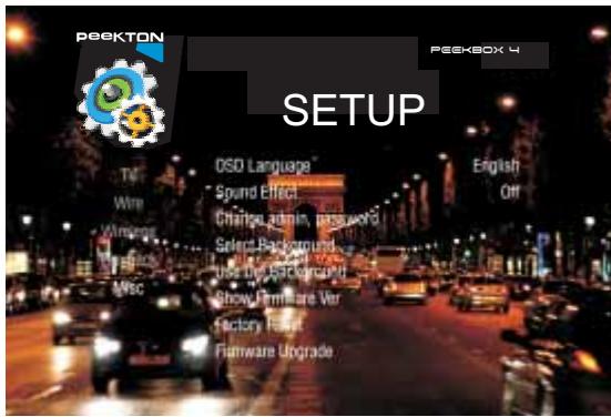 PEEKTON PEEKBOX 4 MKII - Modification de l'image de l'arrière plan (suite) - 1