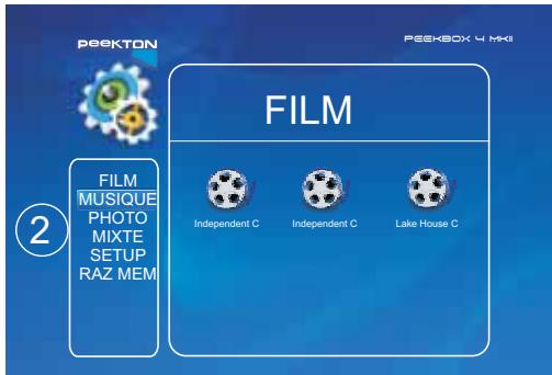 PEEKTON PEEKBOX 4 MKII - Lecture des fichiers audio - 1