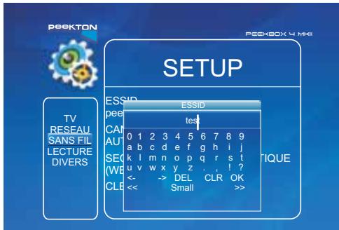 PEEKTON PEEKBOX 4 MKII - Se connecter au réseau sans fil (suite) - 2