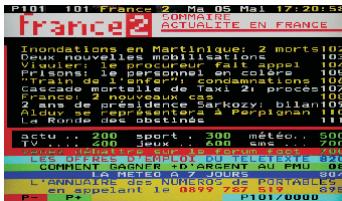 PEEKTON 22LC179 - Fonction Téletexte - 1