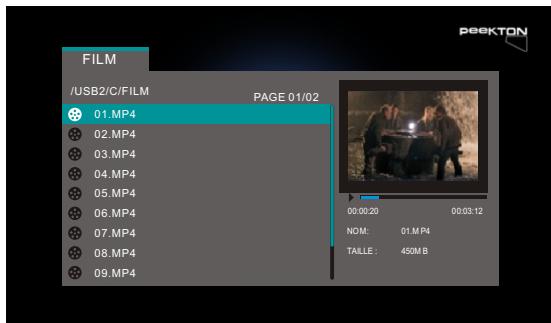PEEKTON BABYPEEK 2 - Menu Film - 1