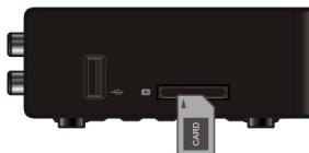 PEEKTON BABYPEEK HD - Branchement d'une carte mémoire - 1