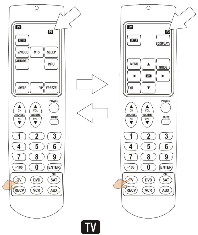 PEEKTON IR 700 - Selection des apparèils et des pages - 1