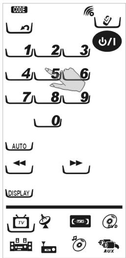 PEEKTON IR 900 - Touches de réglage Code et Learn - 4