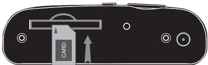 PEEKTON LITTLEPEEK - Branchement d'une carte mémoire - 1