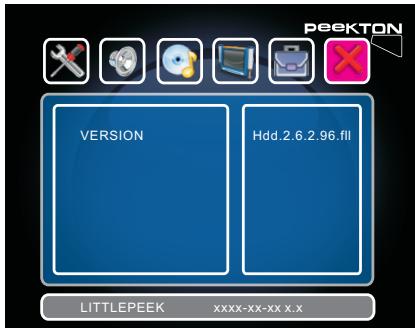 PEEKTON LITTLEPEEK - Version logicielle - 1