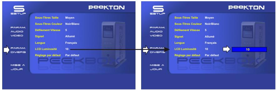 PEEKTON PEEKBOX 2 - PARAMETRES DIVERS - 2