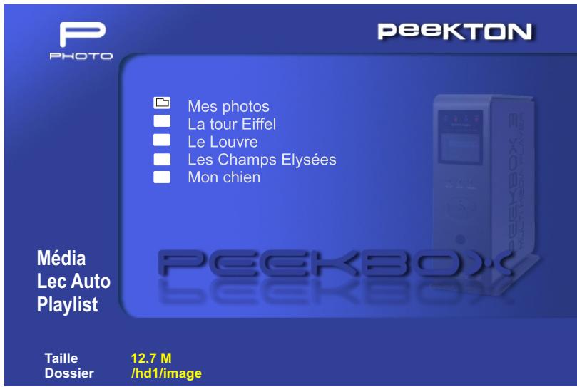 PEEKTON PEEKBOX 2 - Lecture des fichiers images - 1