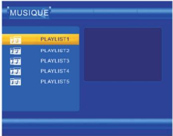 PEEKTON PEEKBOX 200 - Menu "PLAYLIST" - 1