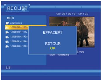 PEEKTON PEEKBOX 200 - Effacer un titre - 2