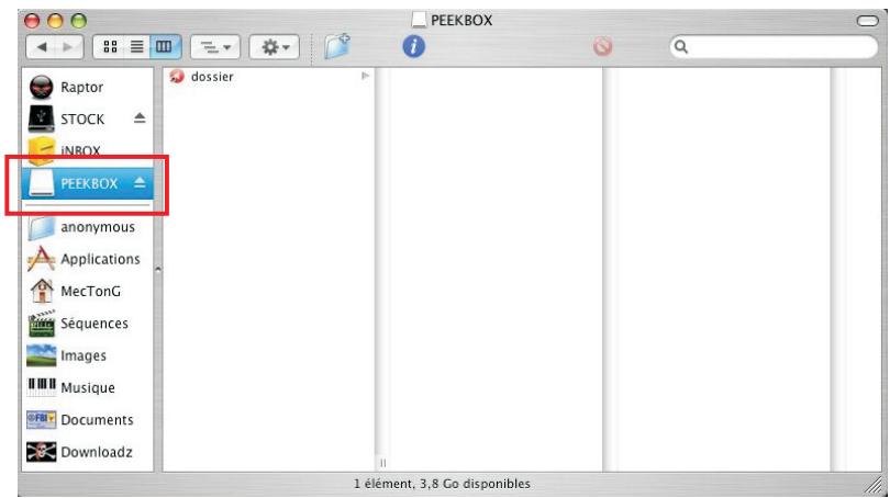 PEEKTON PEEKBOX 206 - Sous mac OS x - 1