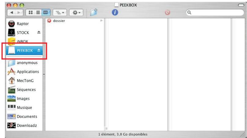 PEEKTON PEEKBOX 210 - Sous mac OS x - 1