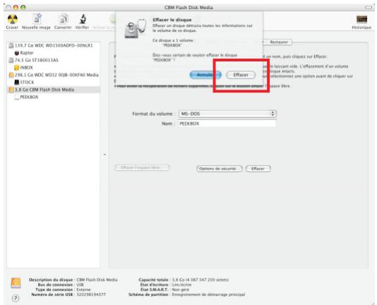 PEEKTON PEEKBOX 210 - Sous mac OS x (suite) - 1