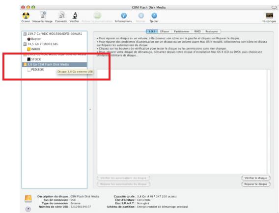 PEEKTON PEEKBOX 210 - Sous mac OS x (suite) - 2