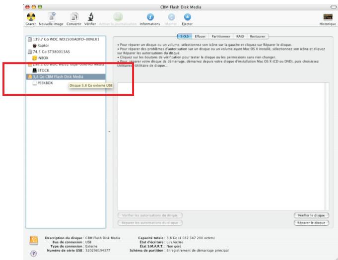 PEEKTON PEEKBOX 22 - Sous Mac OS X (suite) - 2