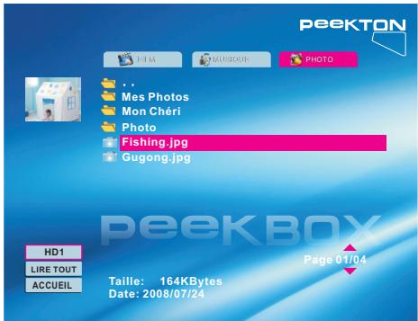 PEEKTON PEEKBOX 22 - Menu Photo - 1