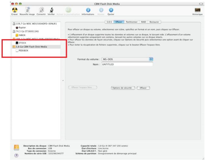 PEEKTON PEEKBOX 22 - Sous Mac OS X (suite) - 2