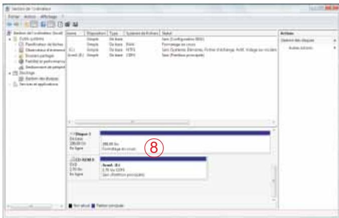 PEEKTON PEEKBOX 3 MKII - Formatage et partition du disque dur sous windows VISTA - 3