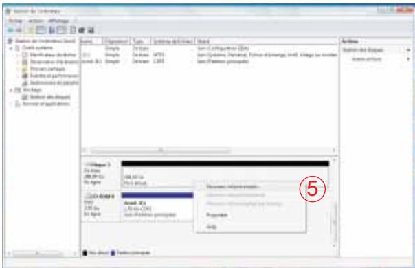PEEKTON PEEKBOX 3 MKII - Formatage et partition du disque dur sous windows VISTA - 3