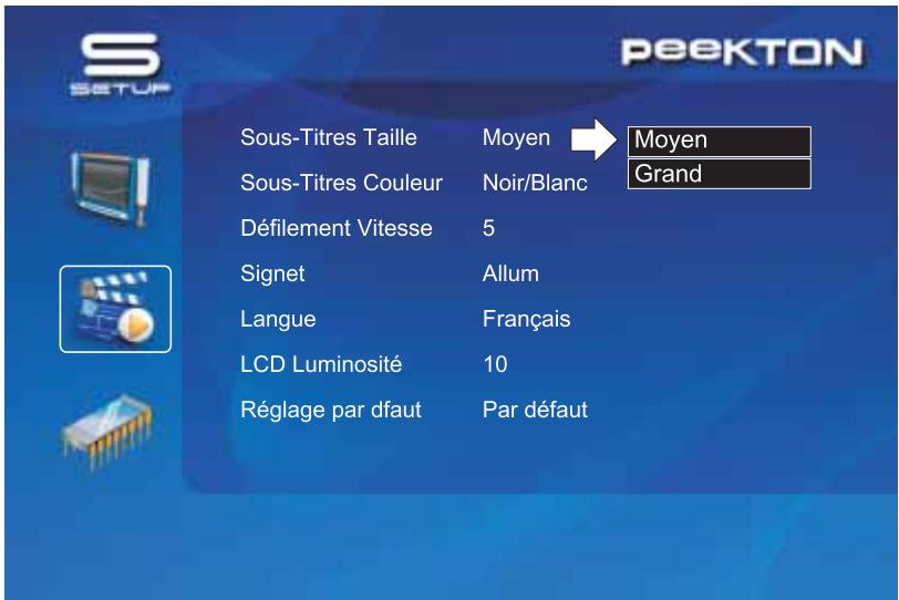 PEEKTON PEEKBOX 3 MKII - 1) Sous-titrage - 1