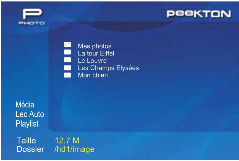 PEEKTON PEEKBOX 3 MKII - Lecture des fichiers images - 1