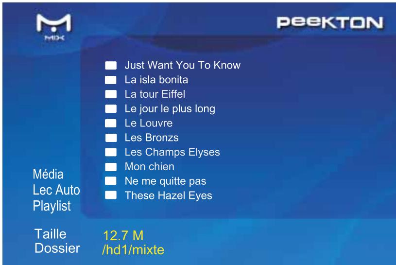 PEEKTON PEEKBOX 3 MKII - Lecture de tous les fichiers - 1