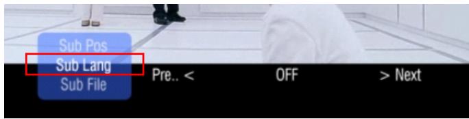 PEEKTON PEEKBOX 4 - Changer la langue des sous-titres - 2