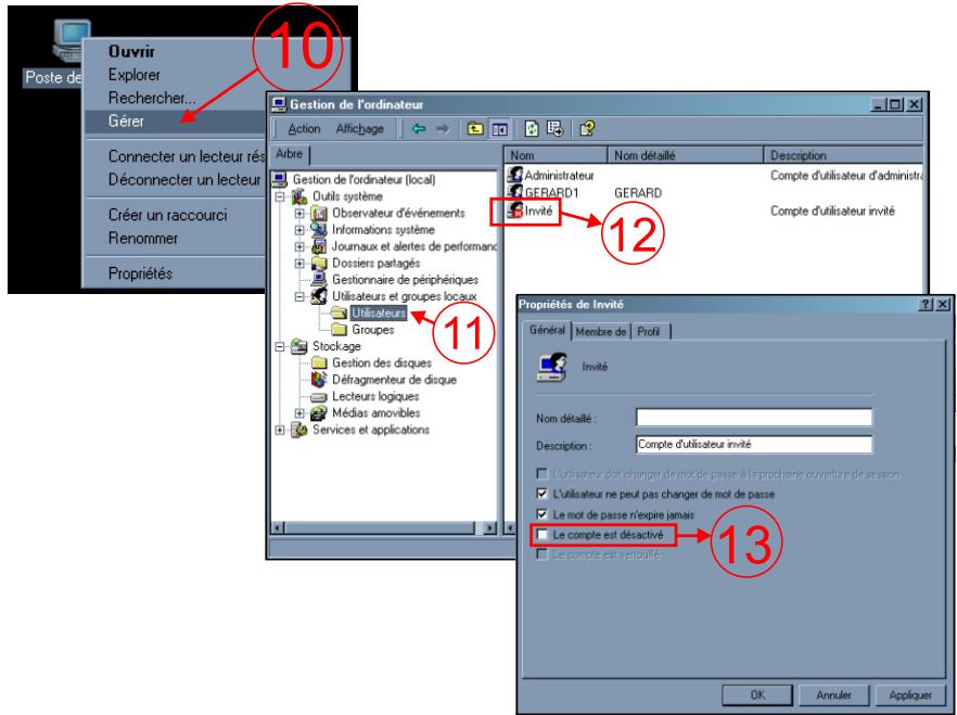 PEEKTON PEEKBOX 4 - Paramétrage des dossiers partagés sur votre PC sous windows XP (suite) - 2